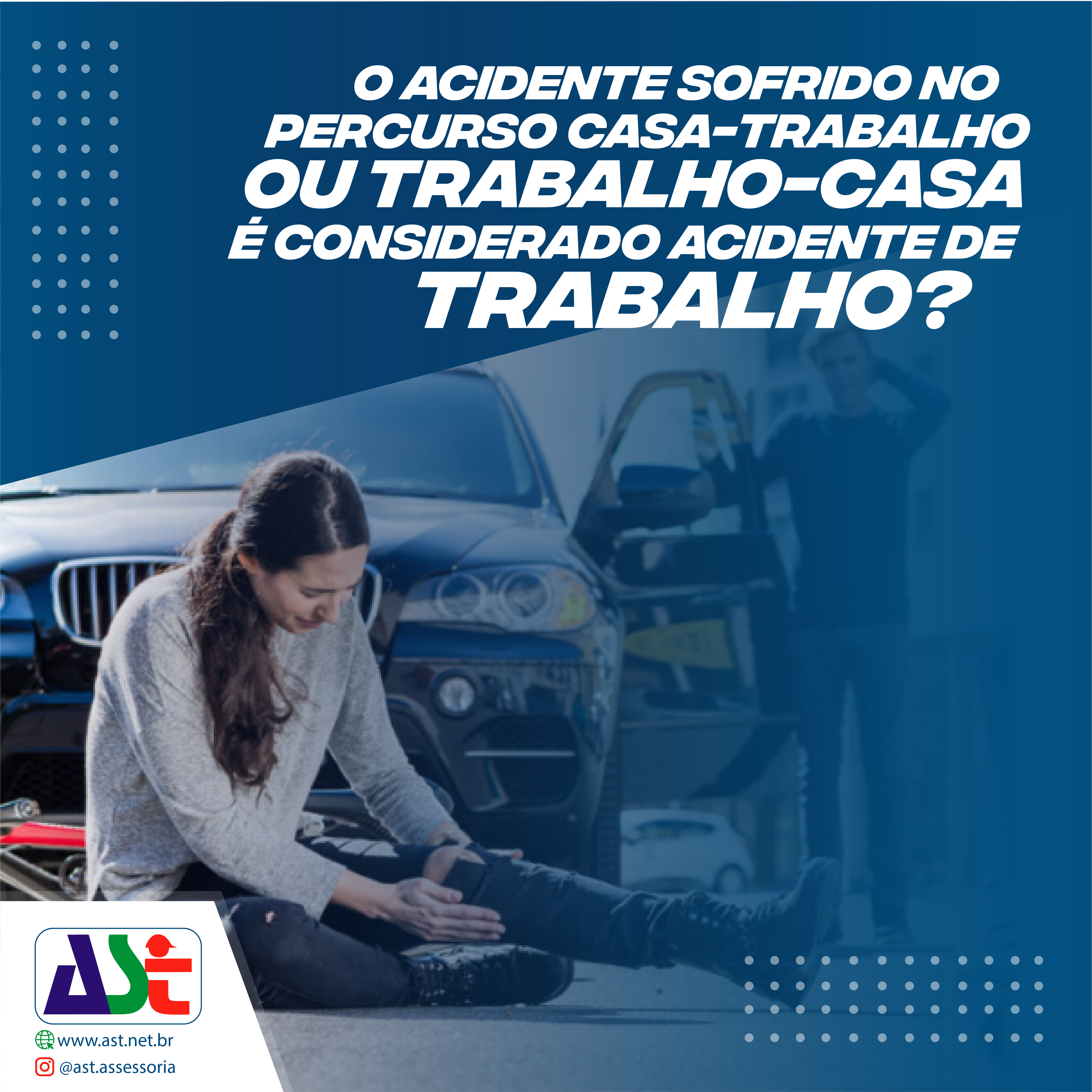 O acidente sofrido no percurso casa-trabalho ou trabalho-casa é considerado acidente de trabalho?