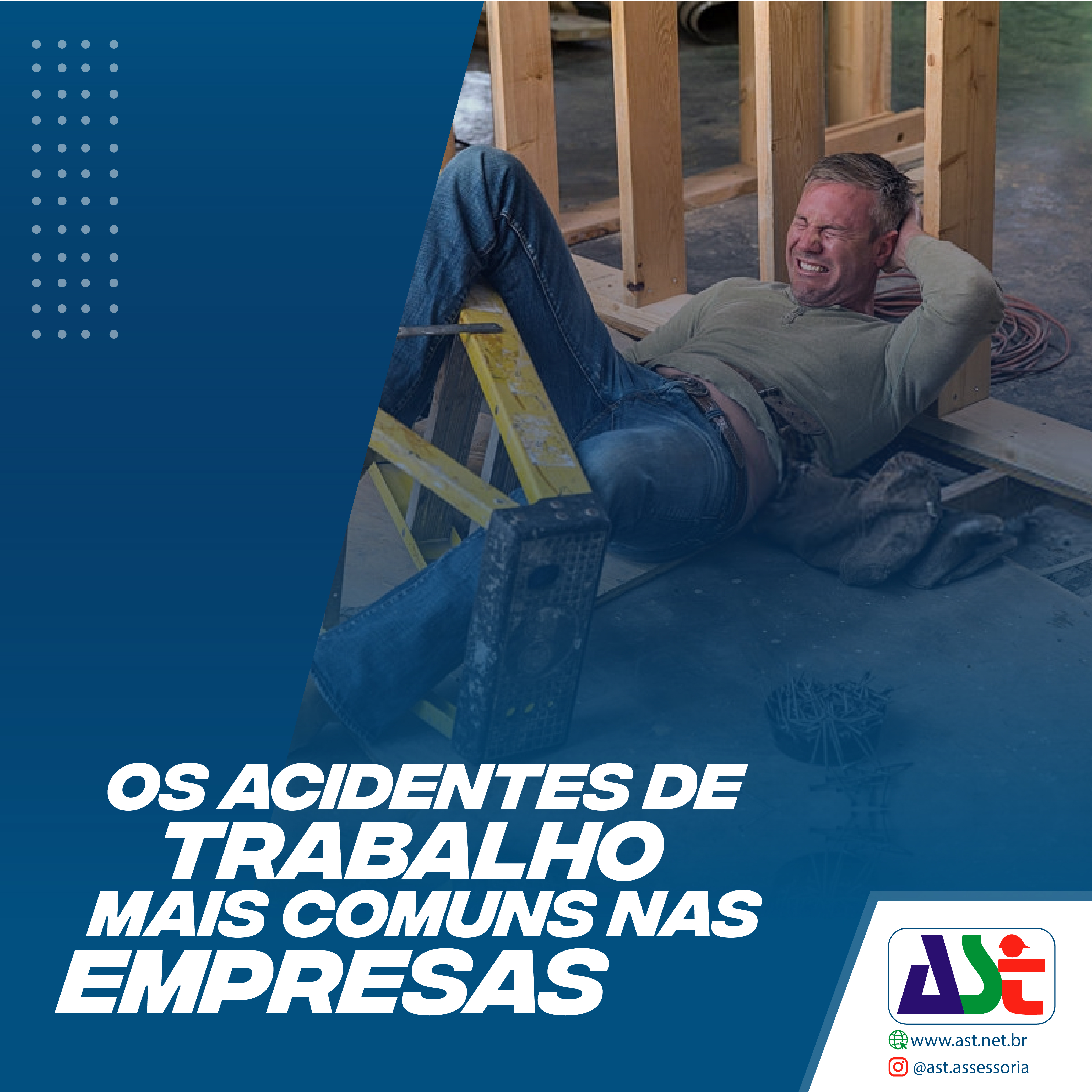 Os acidentes de trabalho mais comuns nas empresas