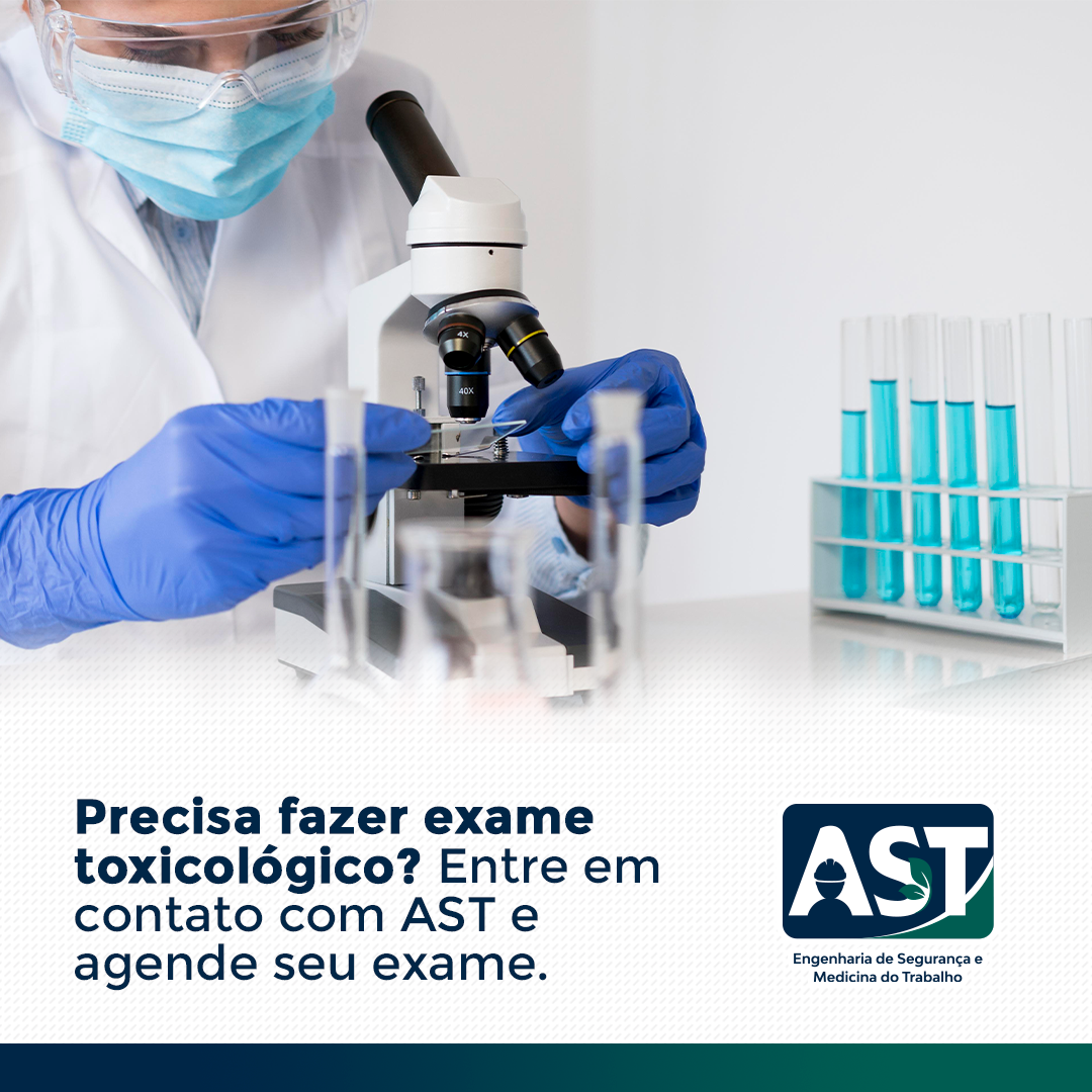 Precisa fazer exame toxicológico? Entre em contato com AST e agende seu exame.