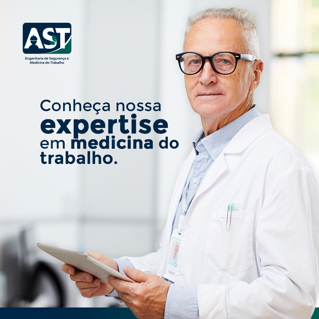 Conheça nossa expertise em medicina do trabalho. Confira a legenda!
