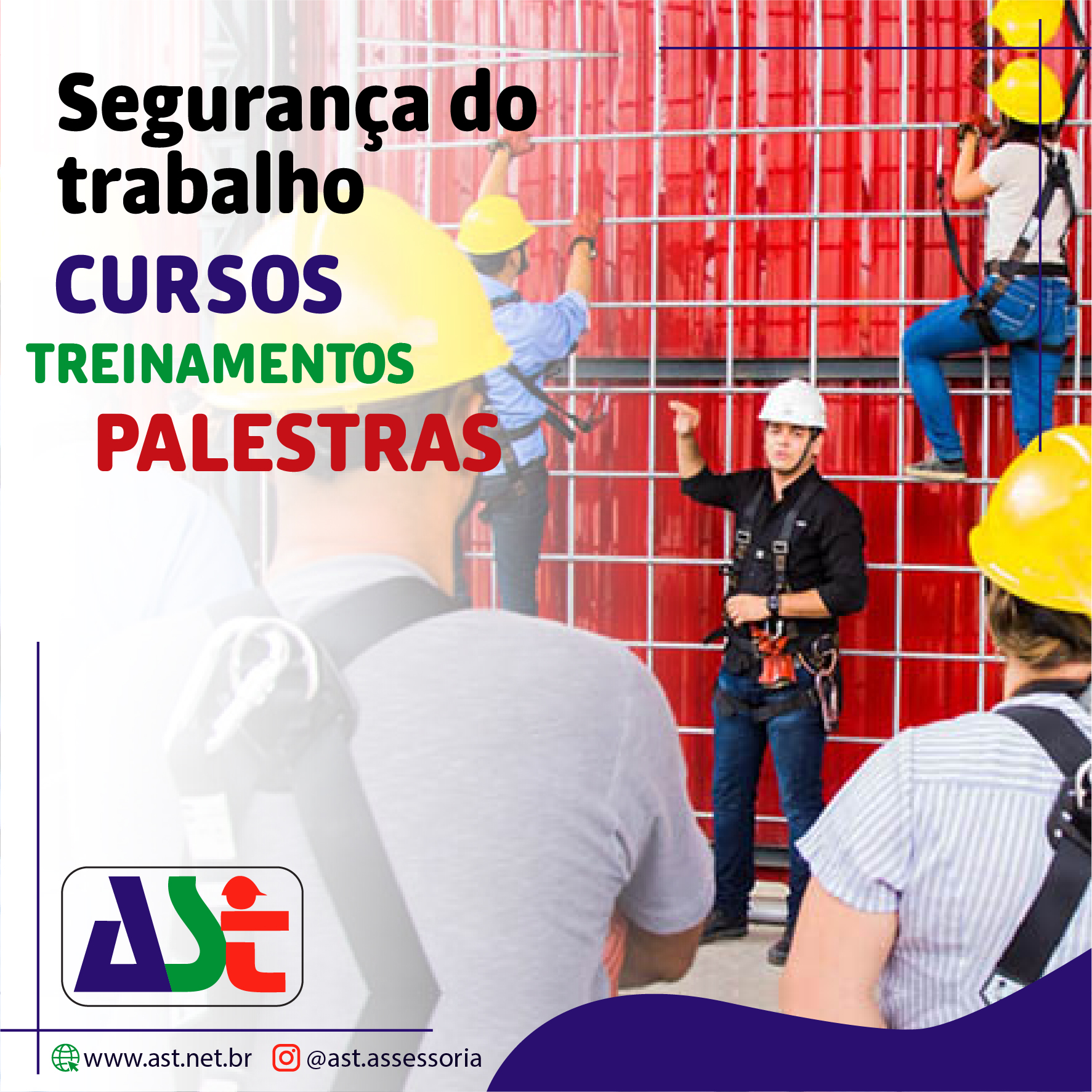 Segurança do trabalho/ Cursos- treinamentos- palestras