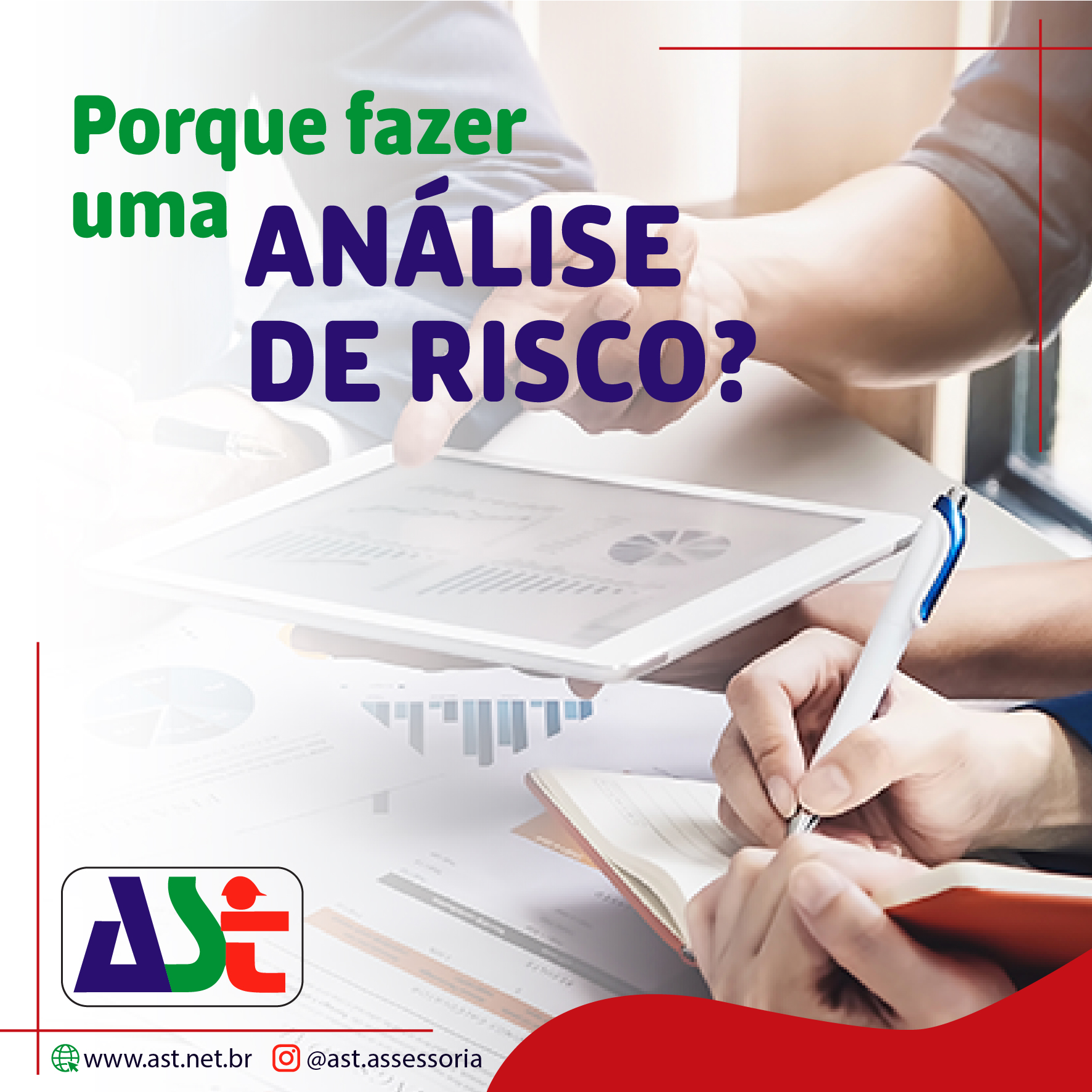 Por que fazer uma análise de risco?