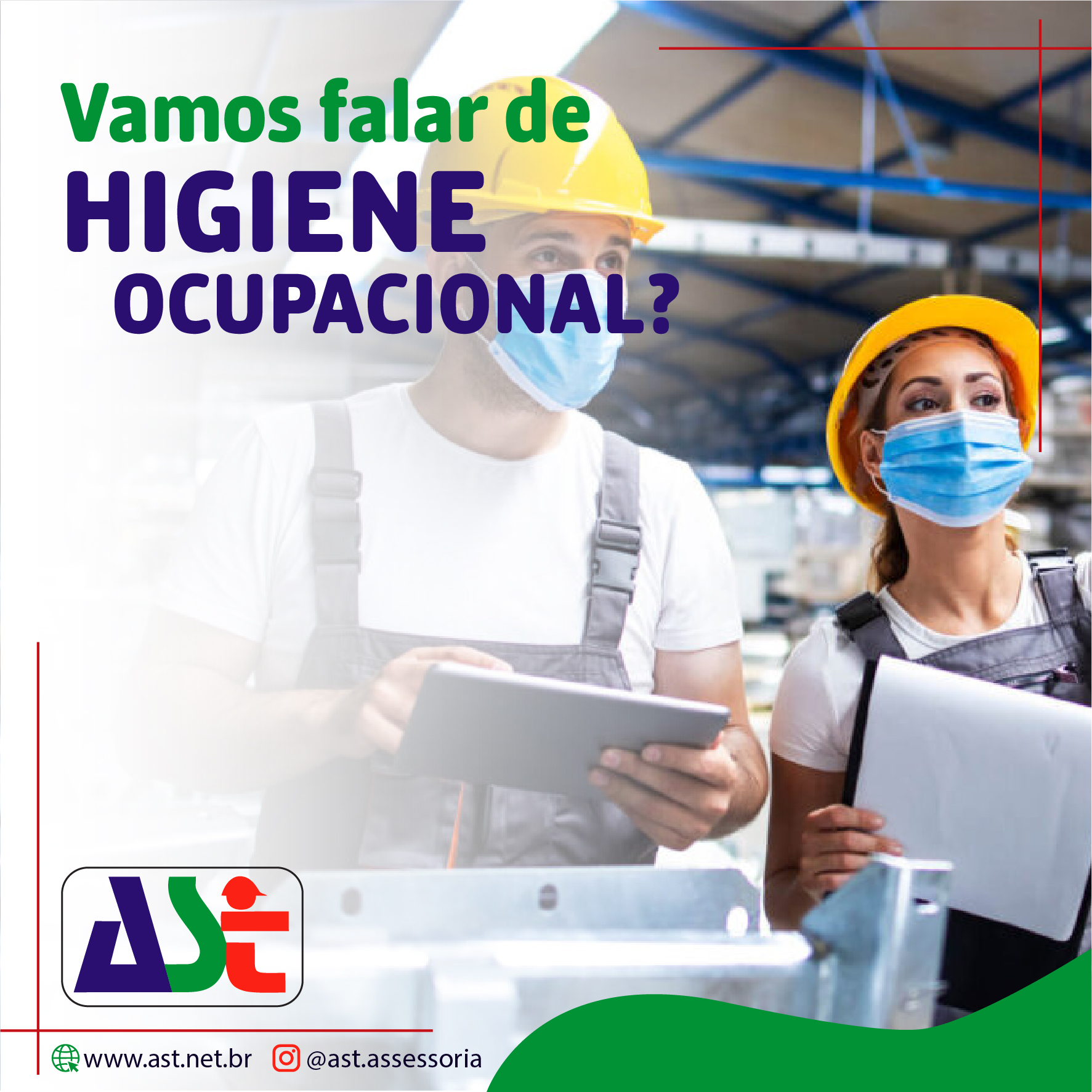 Vamos falar de higiene ocupacional?