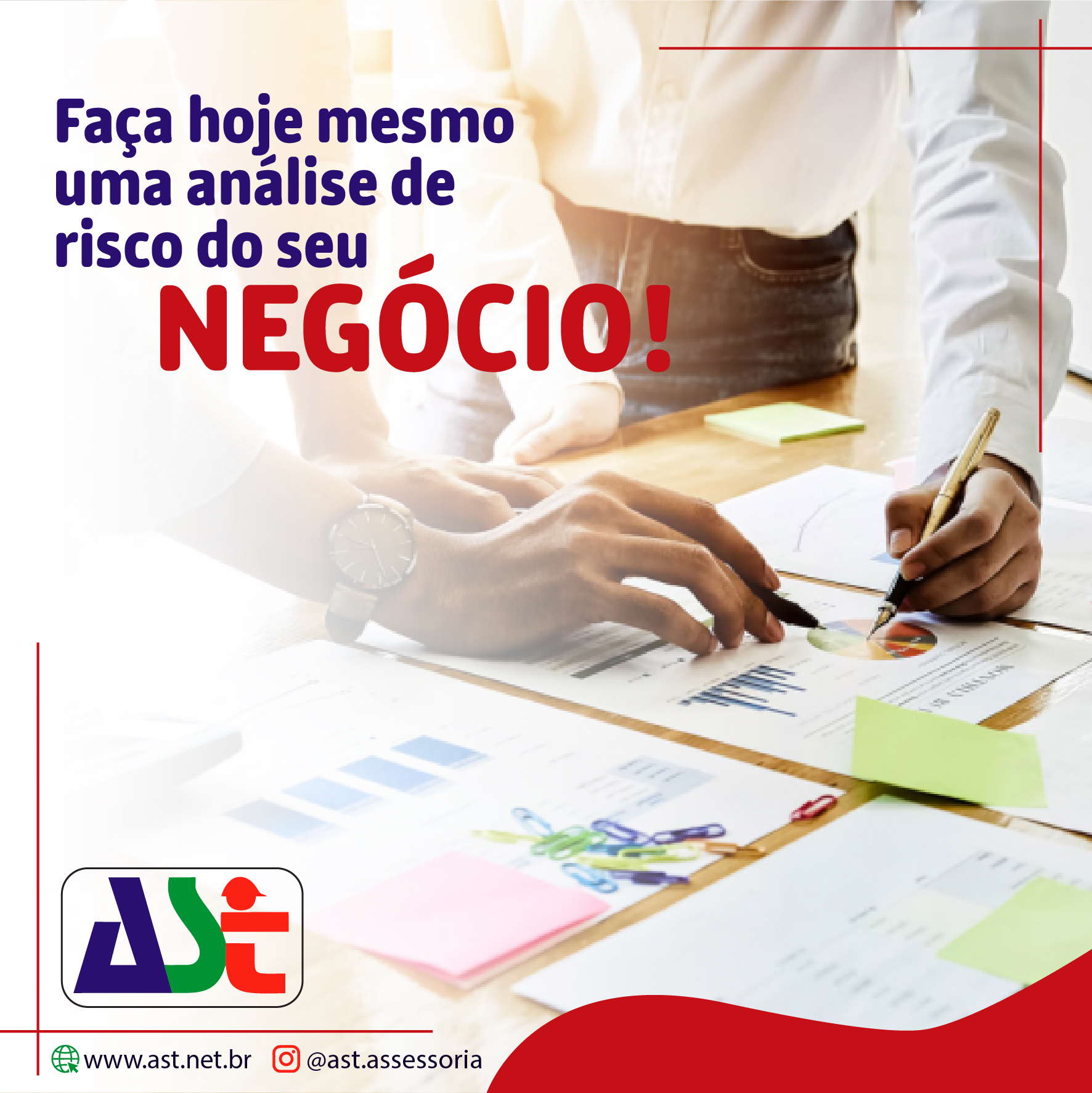 Faça hoje mesmo uma análise de risco do seu negócio.