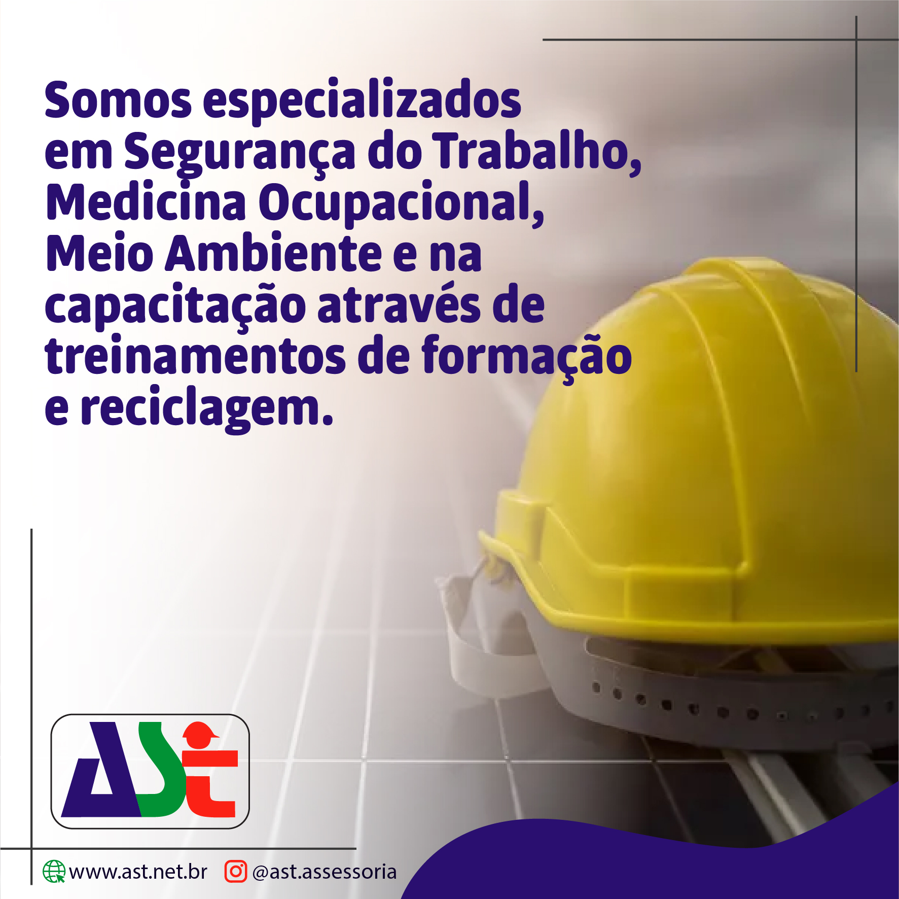 Somos especializados em Segurança do Trabalho, Medicina Ocupacional, Meio Ambiente e na capacitação