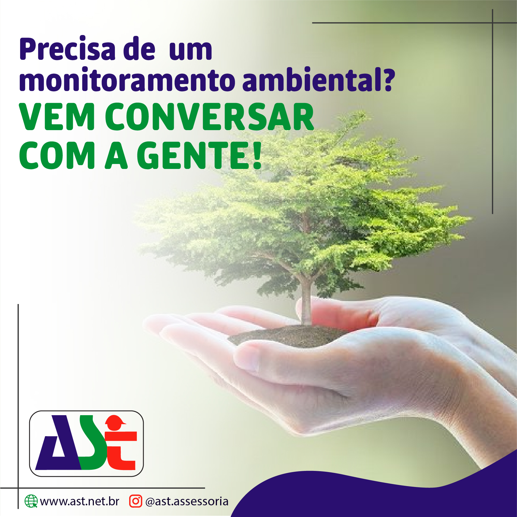 Precisa de  um monitoramento ambiental? Vem conversar com a gente!