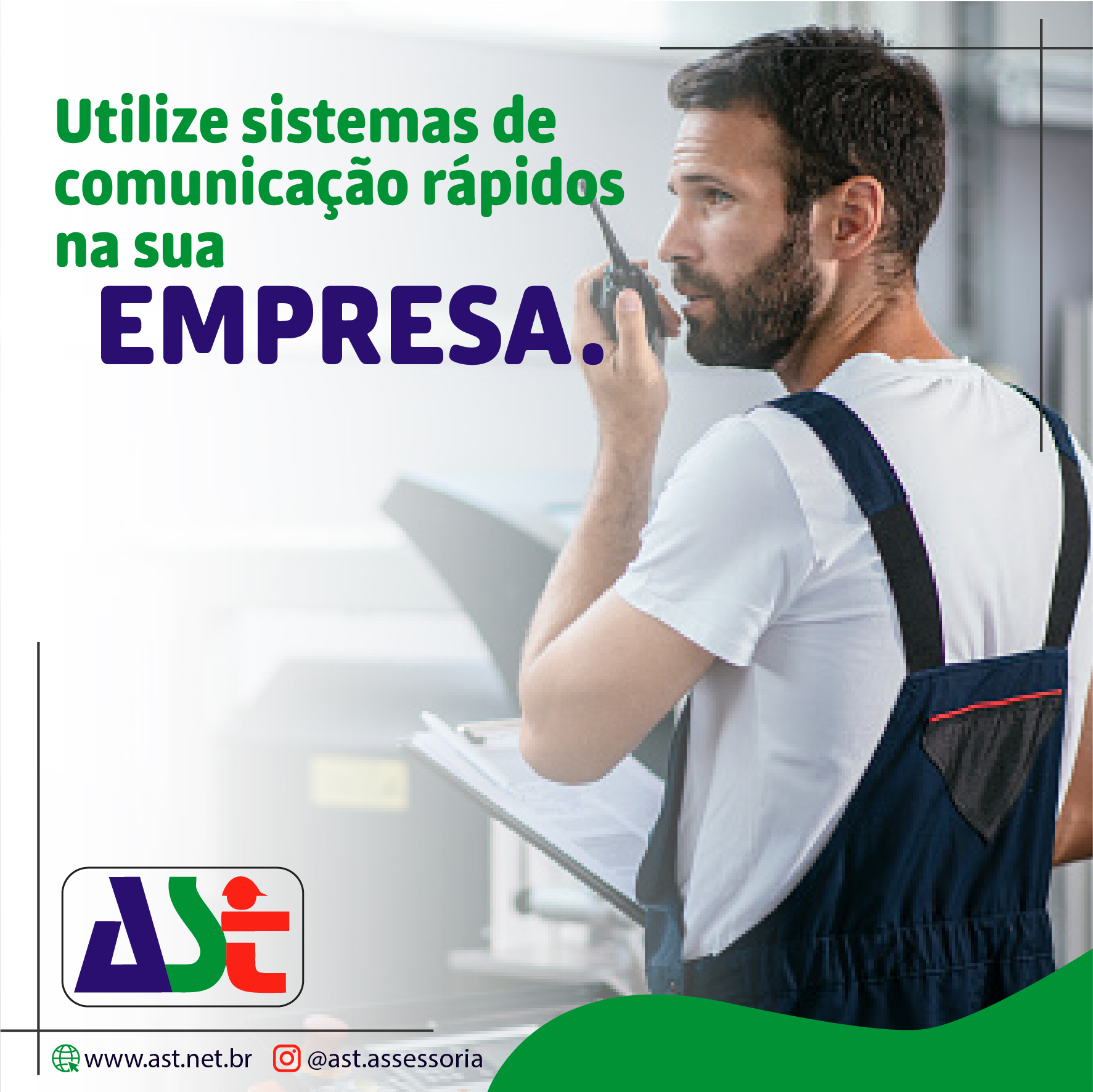 Utilize sistemas de comunicação rápidos na sua empresa.