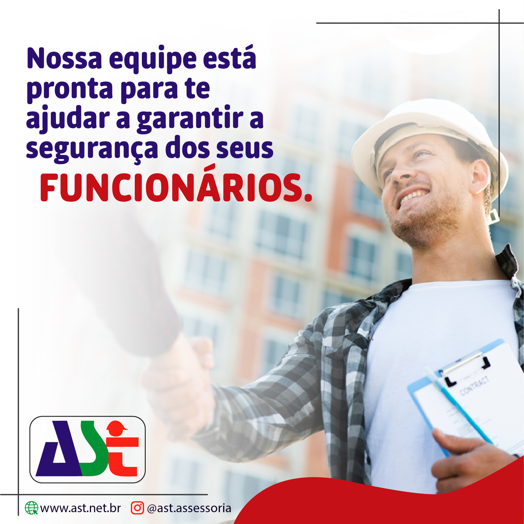 Nossa equipe está pronta para te ajudar a garantir a segurança dos seus funcionários
