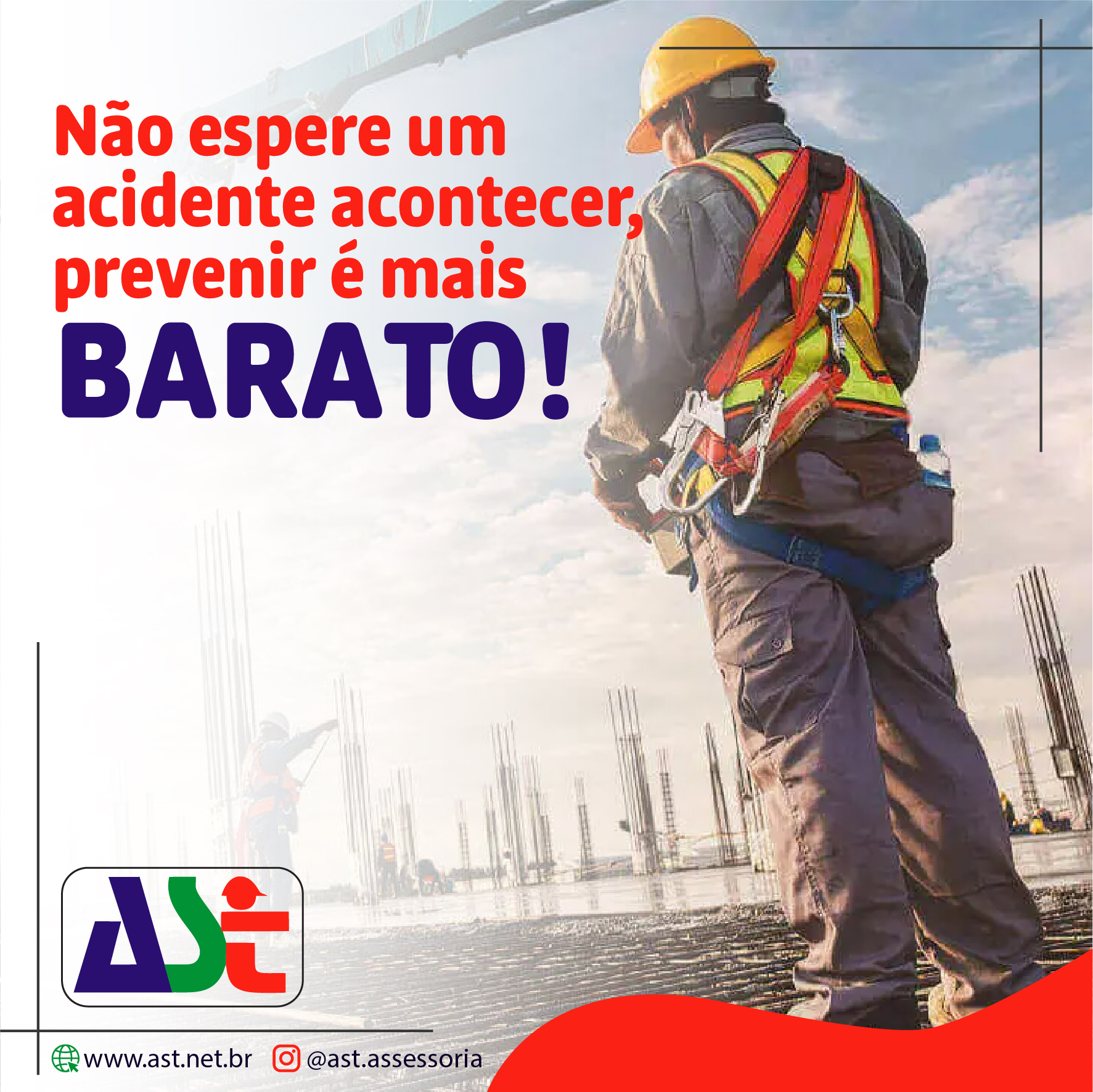 Não espere um acidente acontecer, prevenir é mais barato!